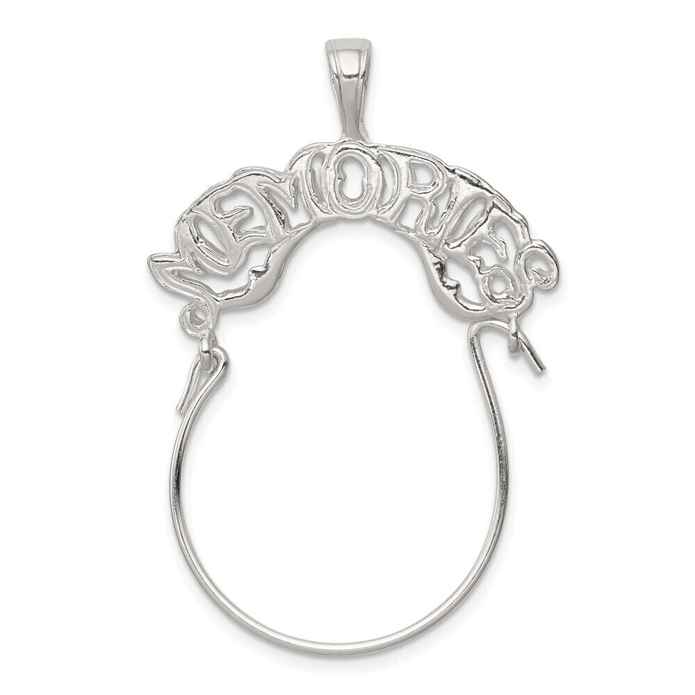 Million Charms 925 Sterling  Silver Memories Charm Holder